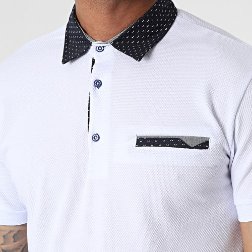 Polo Manches Courtes JP-849 Blanc