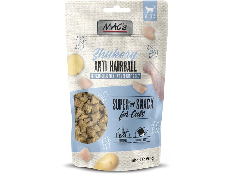 MAC's Katzen-Snack Shakery Anti-Hairball 60 g Snack für Katzen