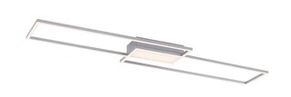 LED-Deckenleuchte Asmin 109,5x25,5 Alu