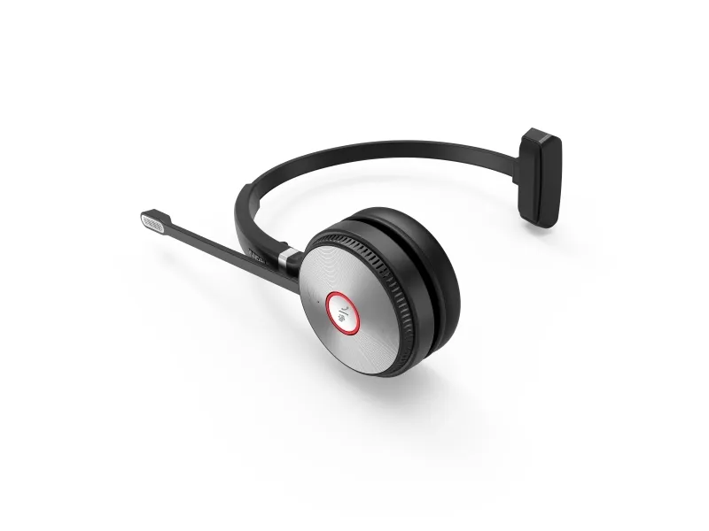 Yealink WH62 Mono - Til Microsoft Teams - headset - på øret - DECT - trådløs - Certified for Microsoft Teams