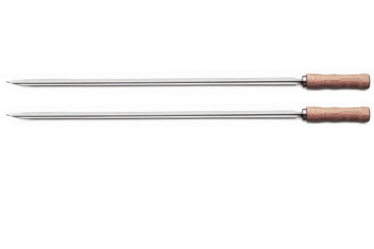 Tramontina Churrasco 92000-006, 4-delige BBQ-spies en trancheerset