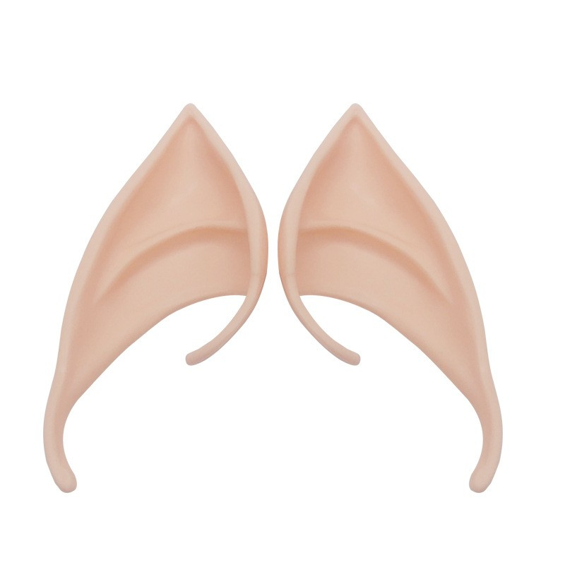 (1 Paar) 10cm Kunst Ohren Fasnachts Kostüm Zubehör Fairy Ears Elfenohren Motto Party Accessoire Halloween Foto Requisite