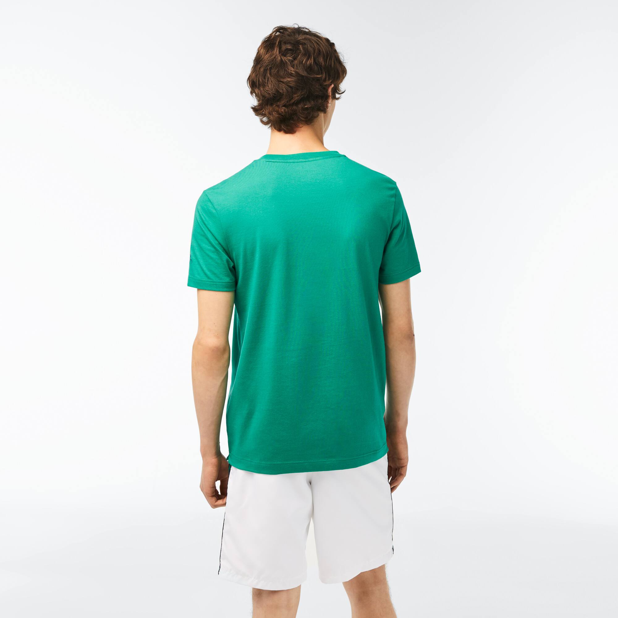 T-shirt homme Lacoste SPORT x Novak Djokovic avec imprimé T-Shirts - Vert - Lacoste - Homme
