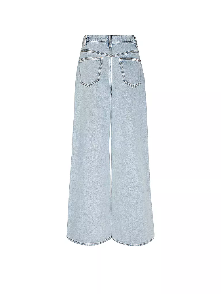 SELF-PORTRAIT Jeans Flared Fit hellblau