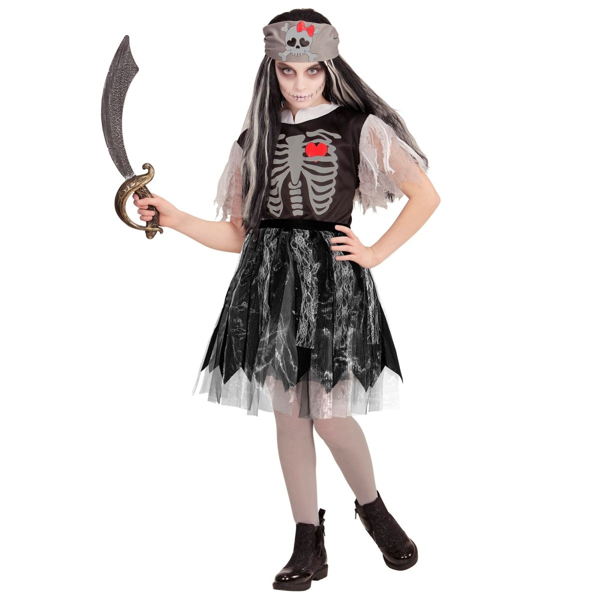 Halloween Rok Zwart Kind