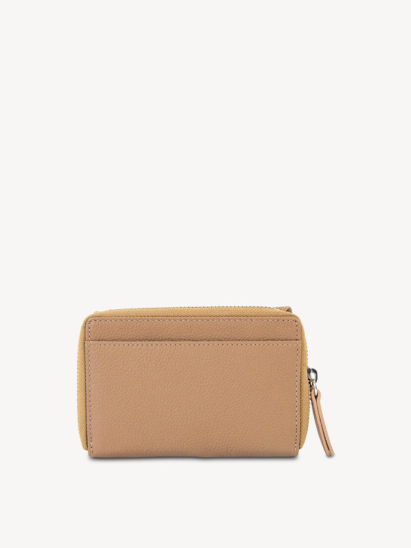Leren Portemonnee - beige