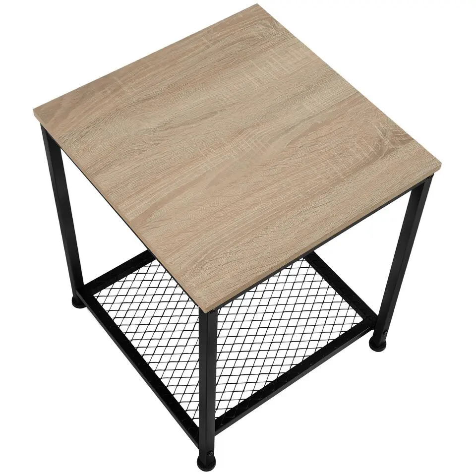 tectake Bijzettafel Derby 45,5x45,5x55,5cm