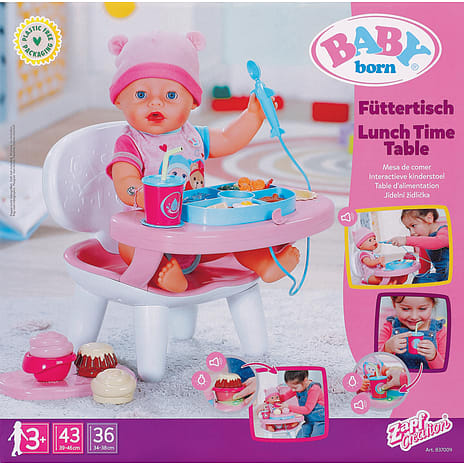 Baby Born frokost bord