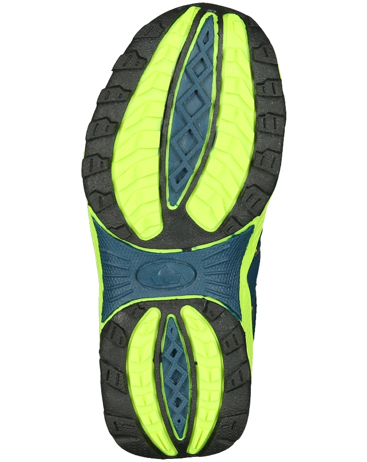 Trekkingschuhe FREMONT mit Schnellschnürsystem in petrol/lemon