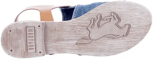 Mustang jeans 1388-808 - maat 42 sandaal jeans - maat 42 Calandschoen