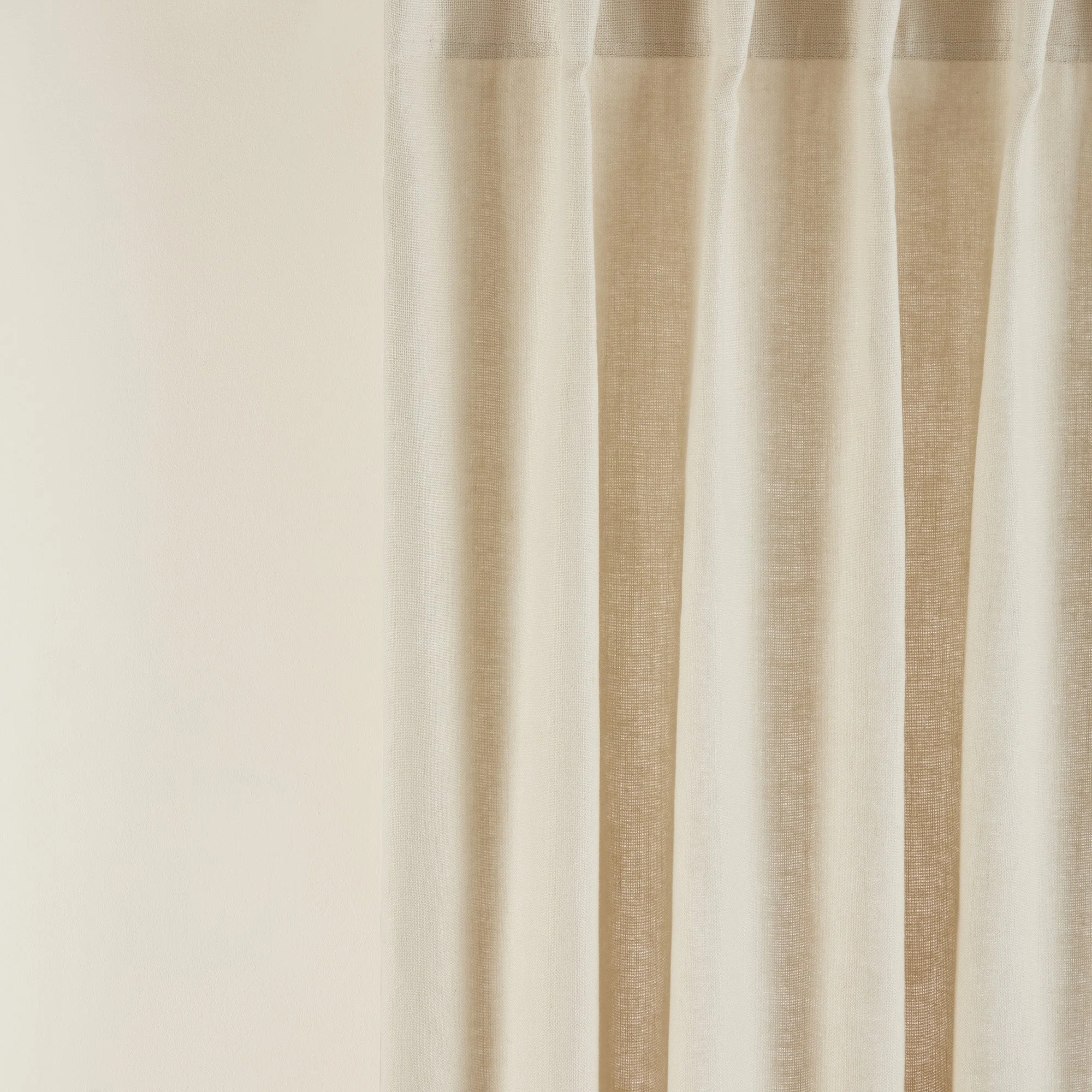 AUBIN - Rideau à galon fronceur | Beige