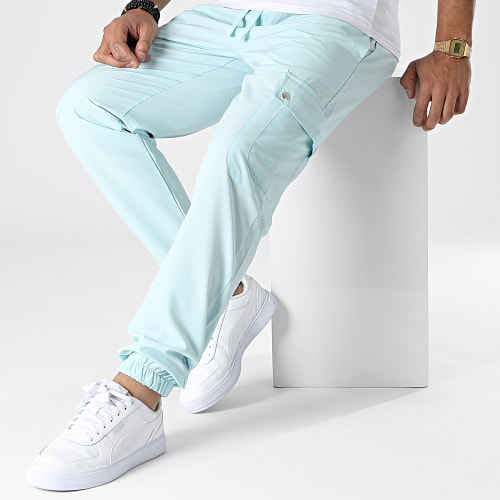 Pantalon Cargo KL-2103 Bleu Menthe