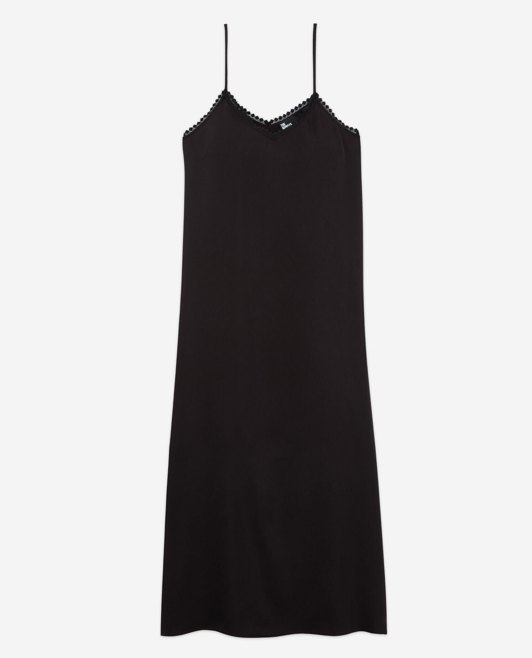 Robe longue dentelle noire