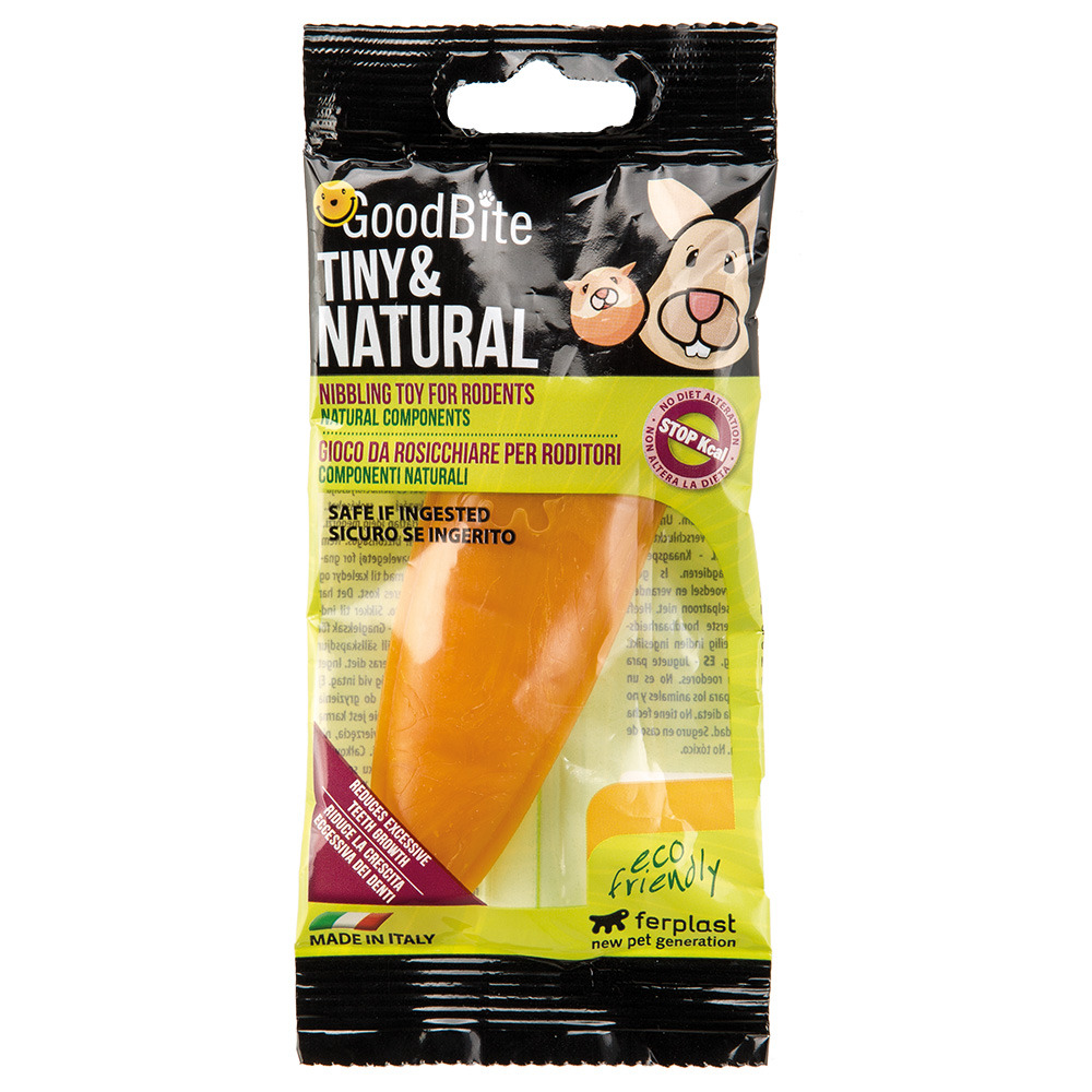 Jeu à ronger pour rongeurs lapins ferplast tiny&natural carrot atoxique