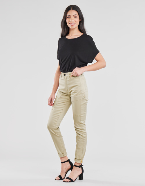 G-Star Raw - HIGH G-SHAPE CARGO SKINNY PANT WMN - Beige