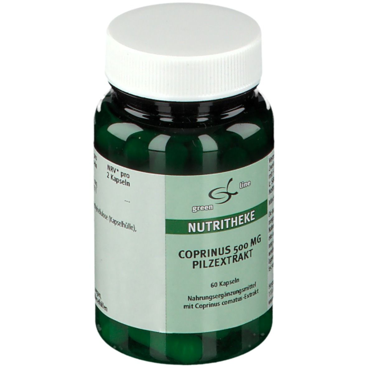 green line NUTRITHEKE COPRINIUS 500 mg PILZEXTRAKT