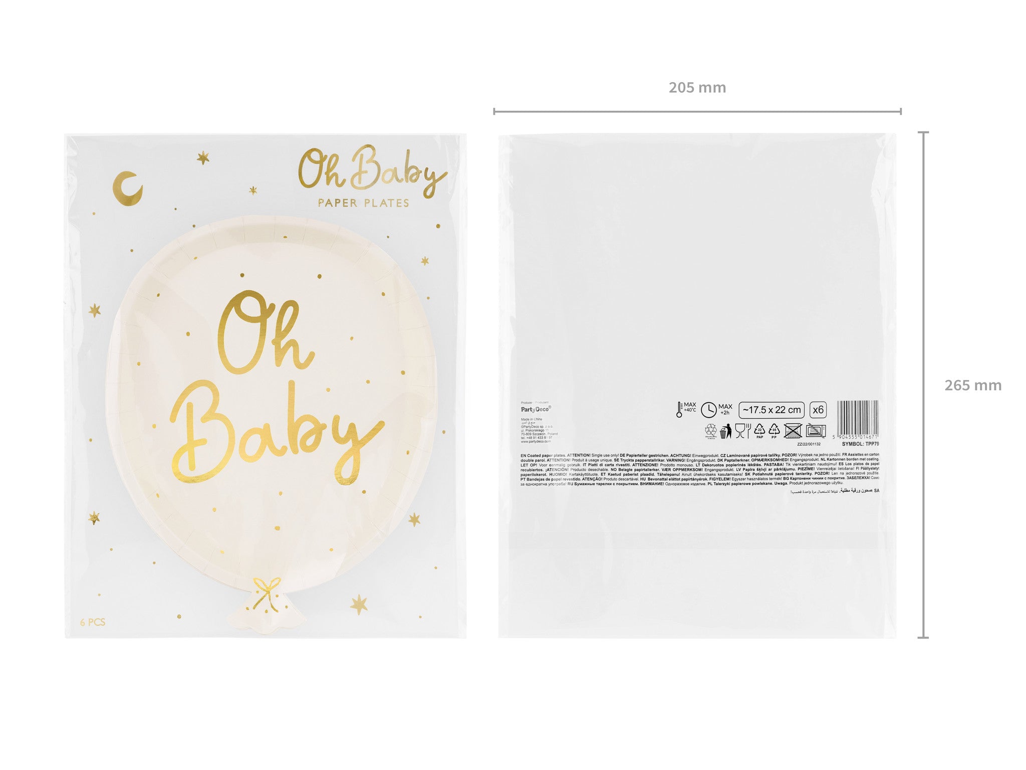 Borden Oh Baby 22cm 6st