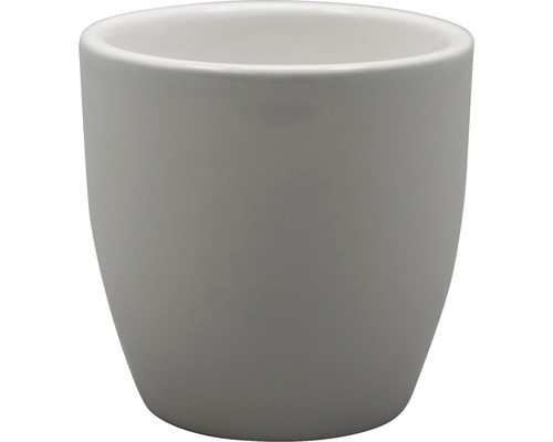 Keramische bloempot Ø 5,5 cm H 9 cm wit