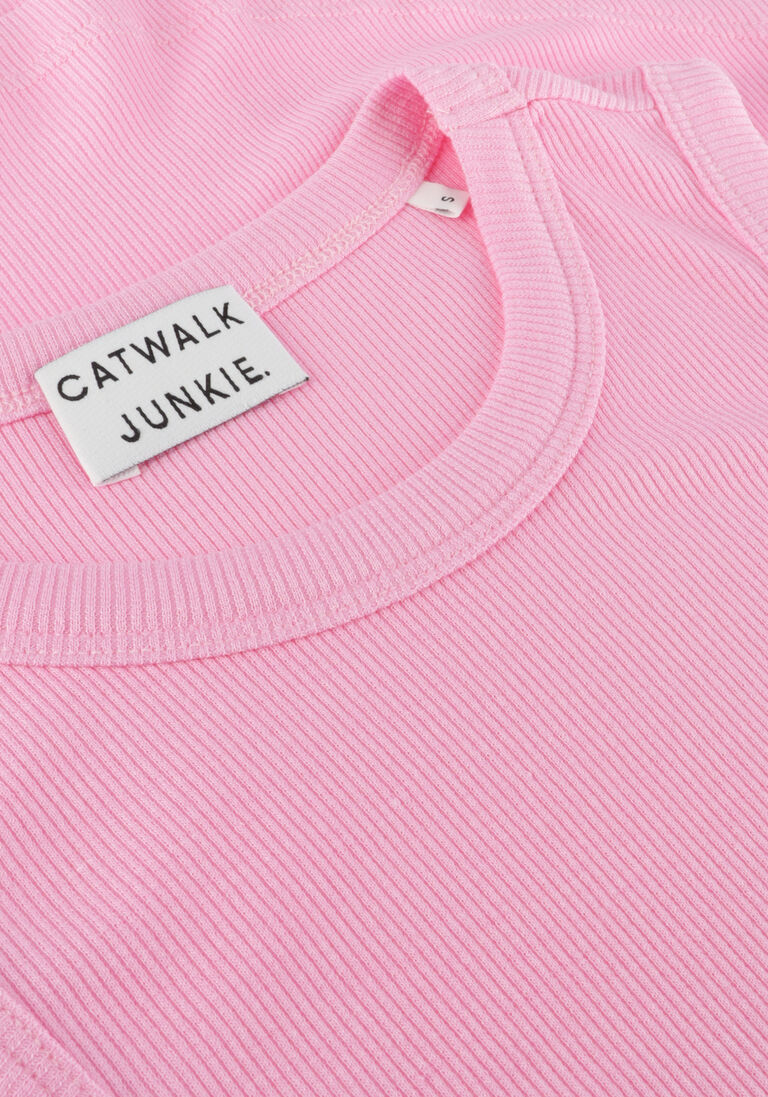 CATWALK JUNKIE roze catwalk junkie top sl dewi