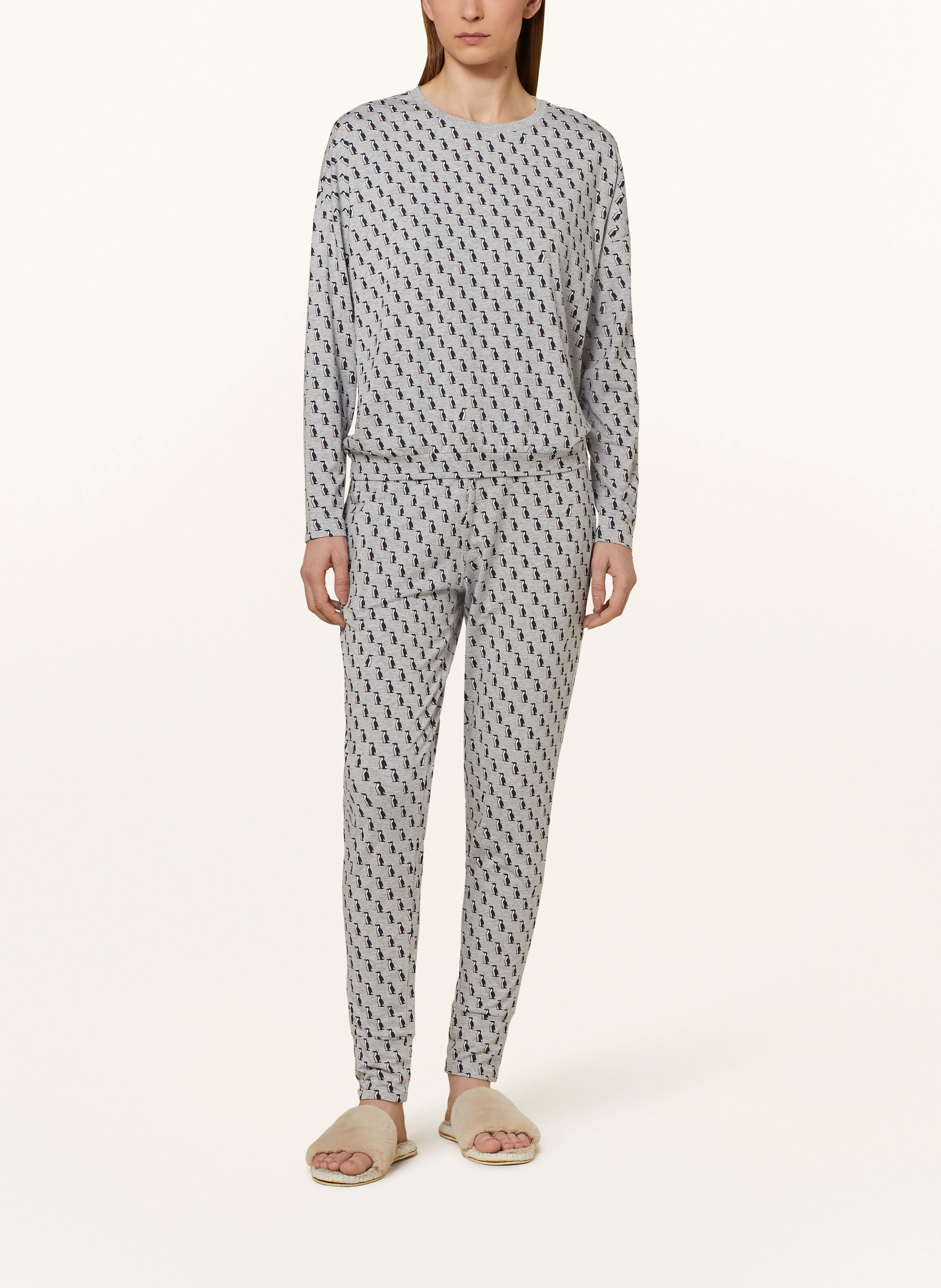 mey Schlafshirt Serie PENGUIN FLOCK