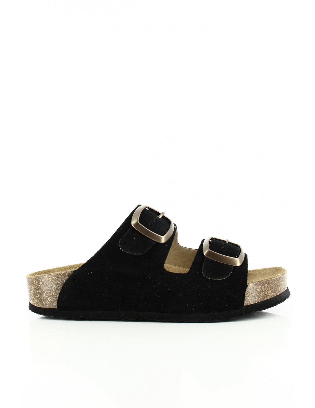 plakton Mules Femme Cp Beta Square Noir Cuir