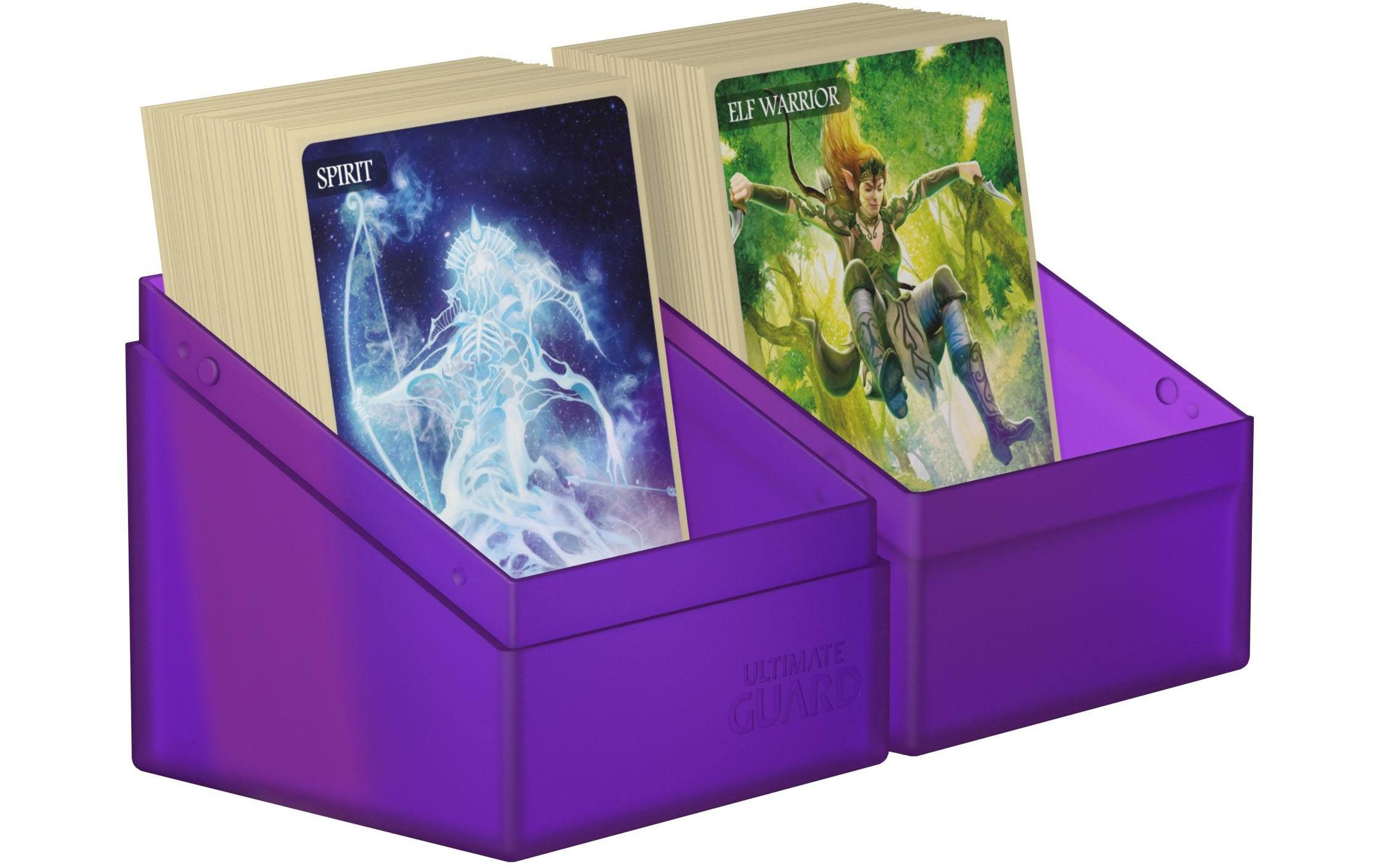 Kartenbox Boulder Deck Case Standardgrösse 100+ AmethystHandliche und feste Kartenbox mit Soft-Touch-Oberfläche