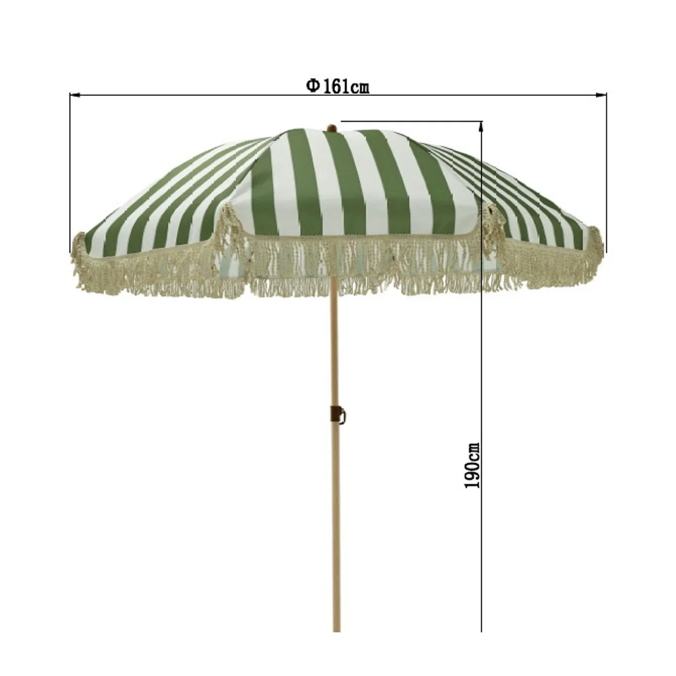 Parasoll Strand Ø180 cm
