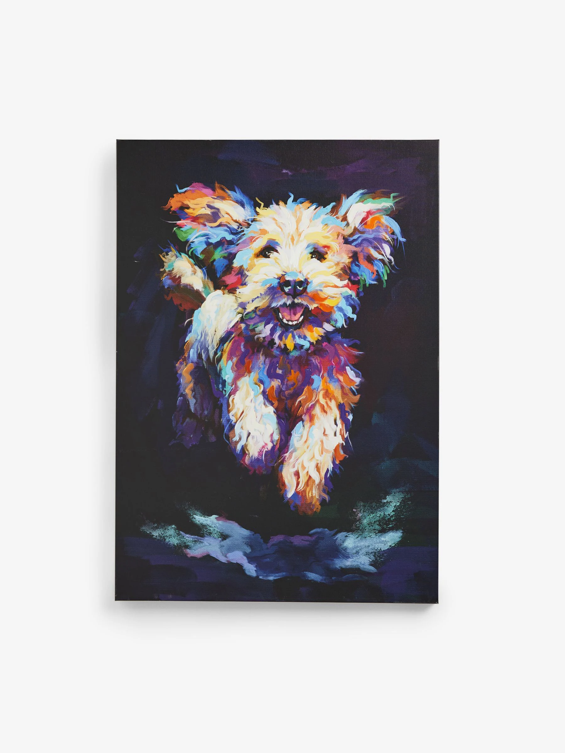 Kleine Charlie Cockapoo canvas wanddecoratie