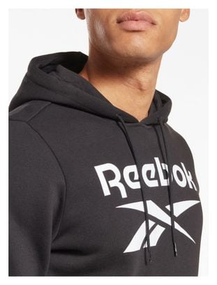 Sweat à capuche Reebok Big Logo Noir