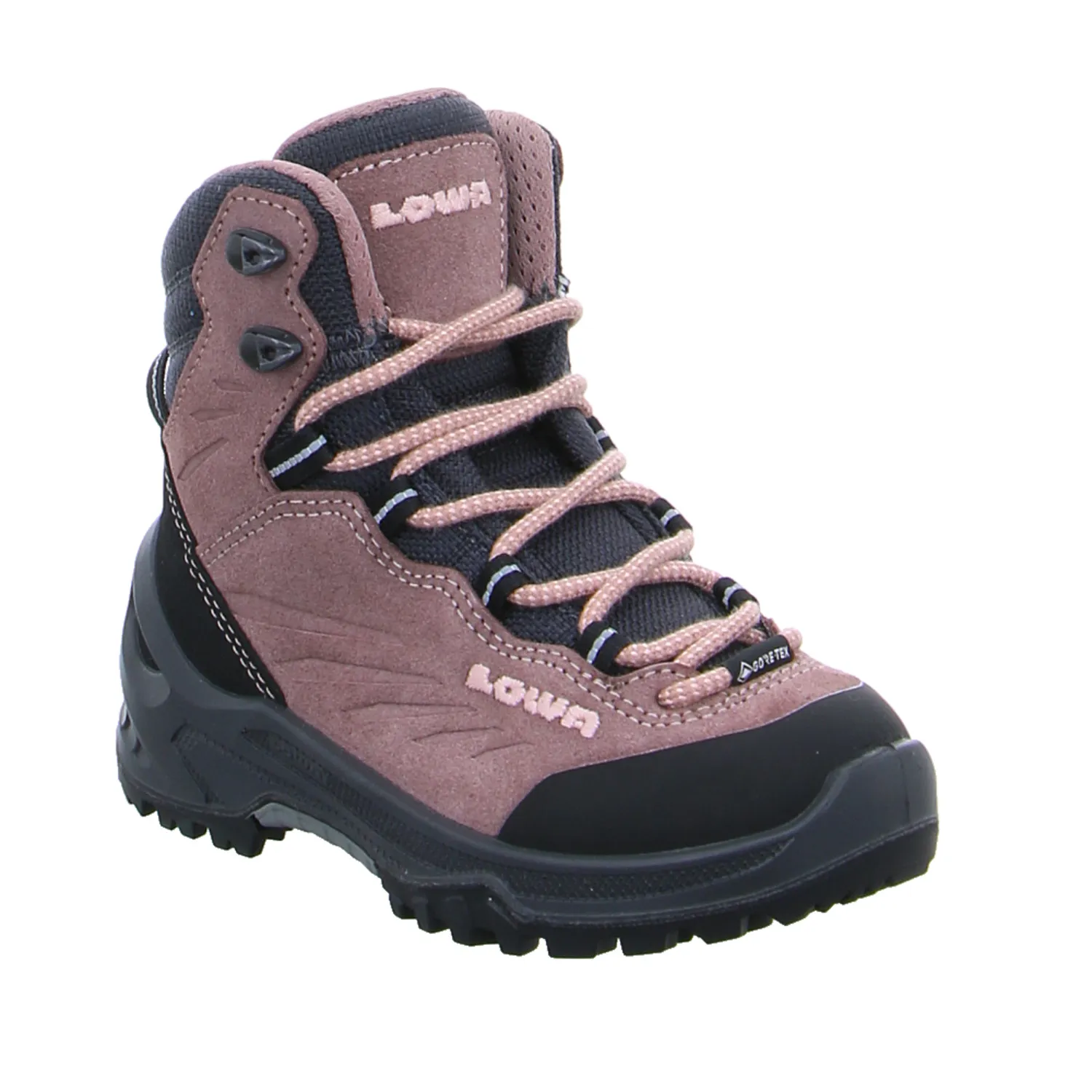 LOWA Kinder-Wanderschuhe Rosa Textil
