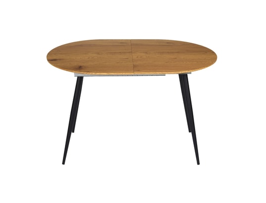 TOILINUX - Table de salle à manger Table extensible ovale pour 4 à 6 personnes effet bois - l....