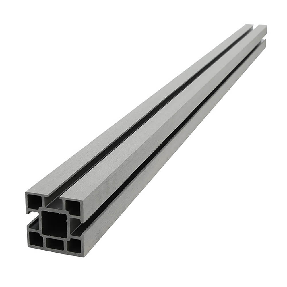 Home Deluxe - WPC Privacy Fence CALLADO - 1x Vervangende Paal - Kleur: Grijs, Afmetingen: 10 x 10 x 185 cm | Privacyscherm, Windscherm, Zonwering