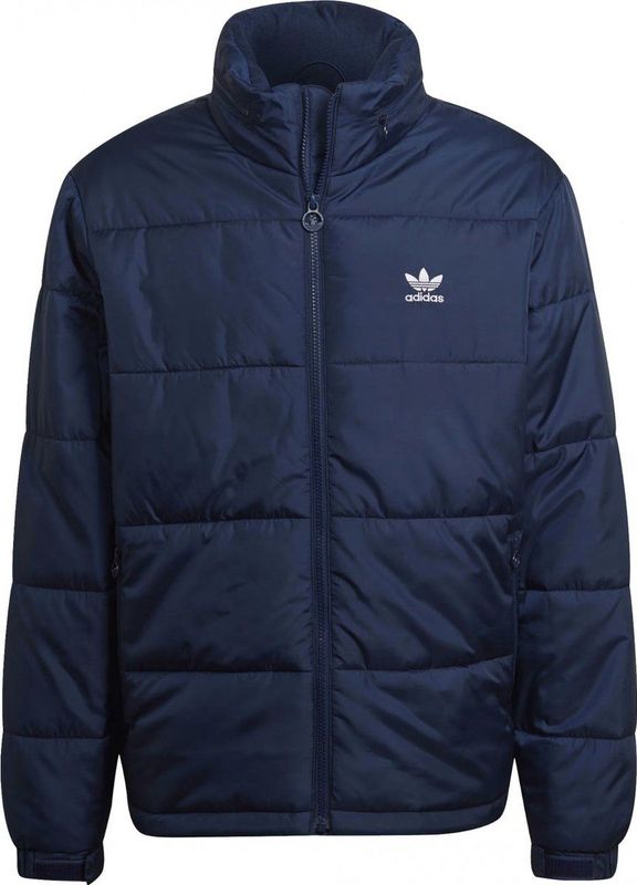 Adidas - Gewatteerde Puffer Donsjas - Blauw - Heren - 100% Polyester