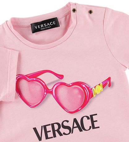 Versace T-shirt - Rosa m. Solbriller