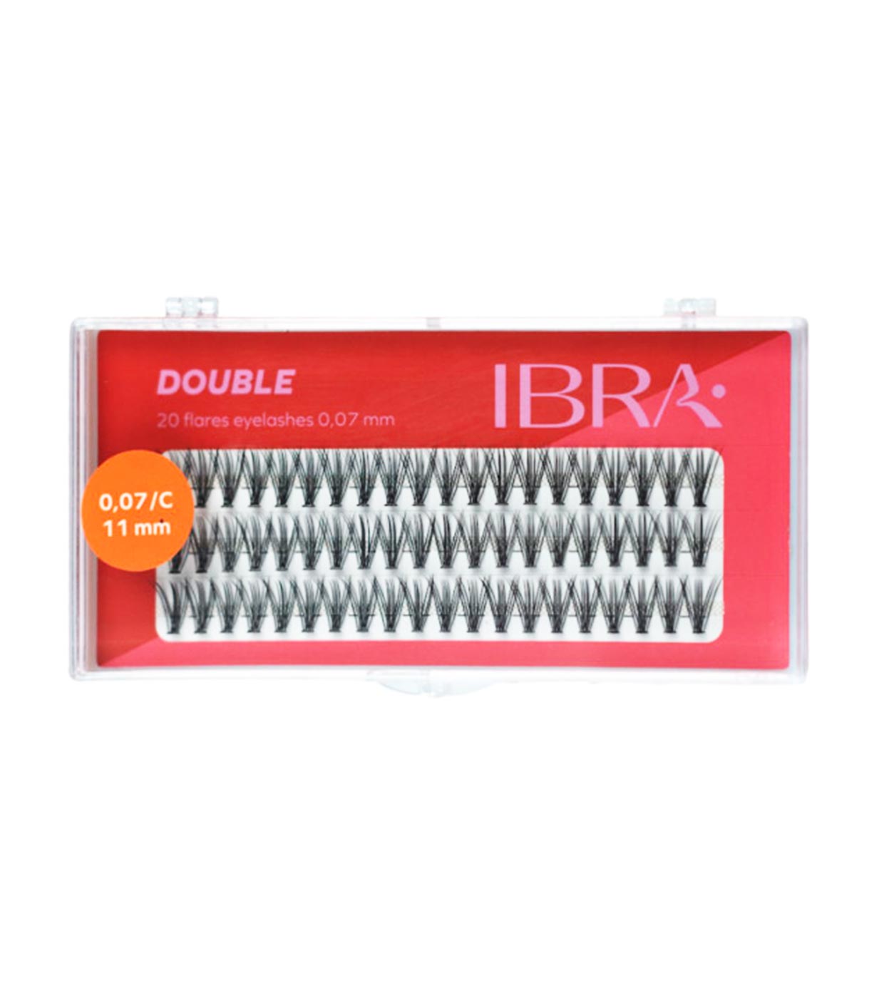 Ibra - Cílios postiços individuais 20D/0.07 C - 11mm