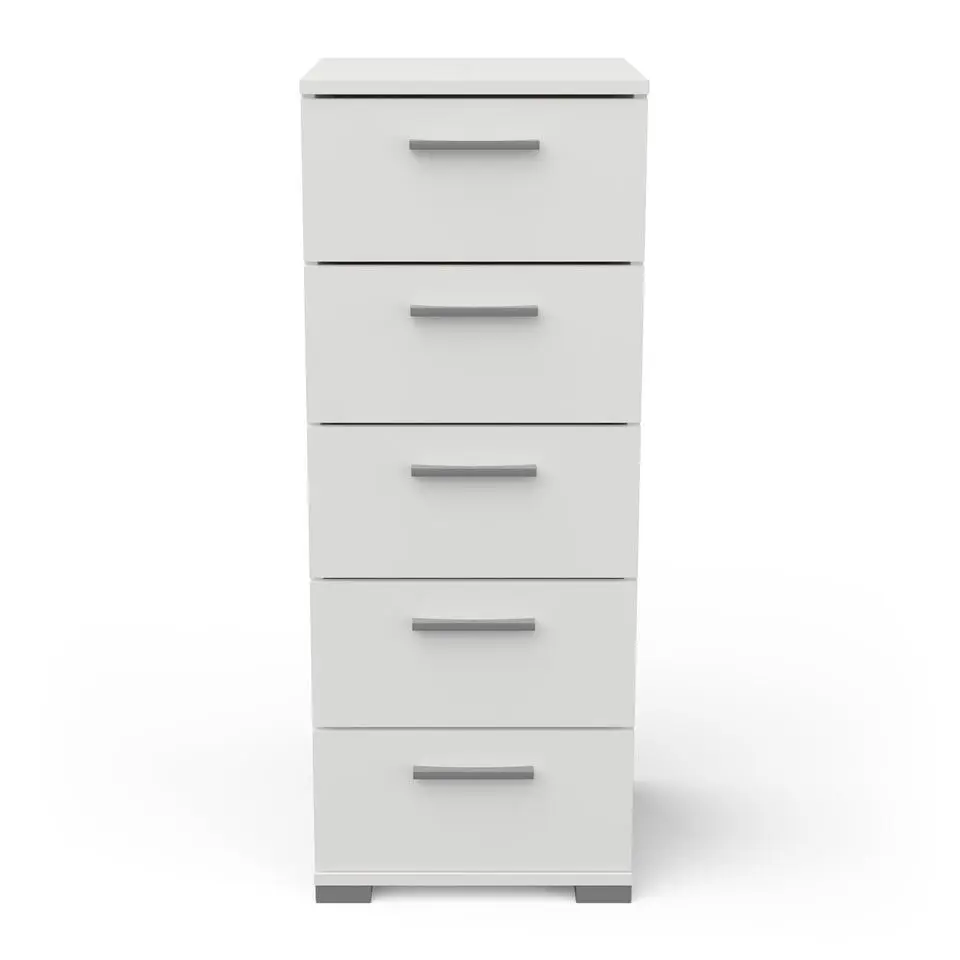 CBA Ladekast Izzy - 41,9 x 39,8 x 101,8 cm - Wit