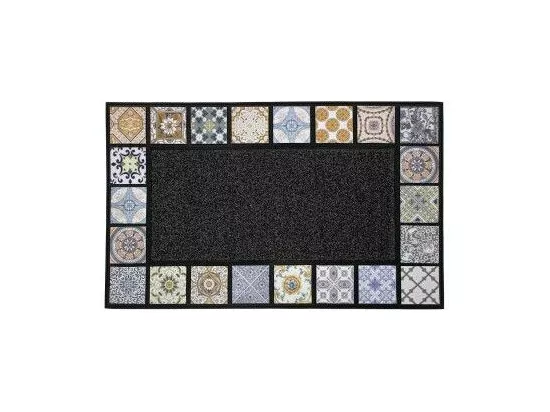 Tapis rectangulaire - L 75 x 45 cm - PVC - Ceramiko