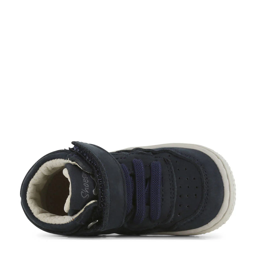 Shoesme suède sneakers donkerblauw