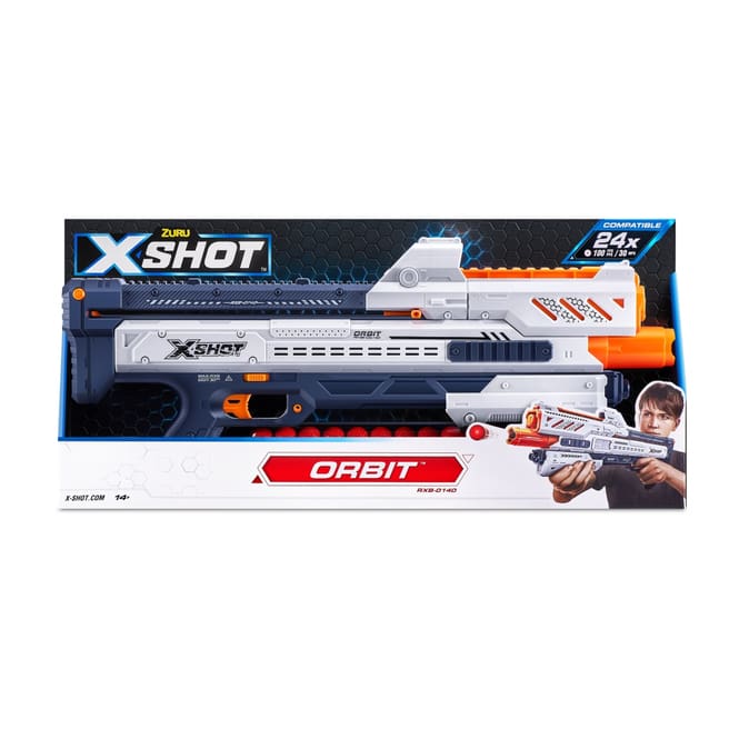 XShot Chaos - Kugelblaster - Orbit - inkl. Dart Balls