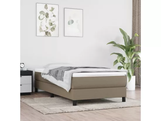 Sommier à lattes de lit Taupe 100x200 cm Tissu