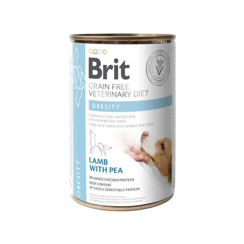Brit Veterinary Diet Dog - Grain free - Obesity - Blik