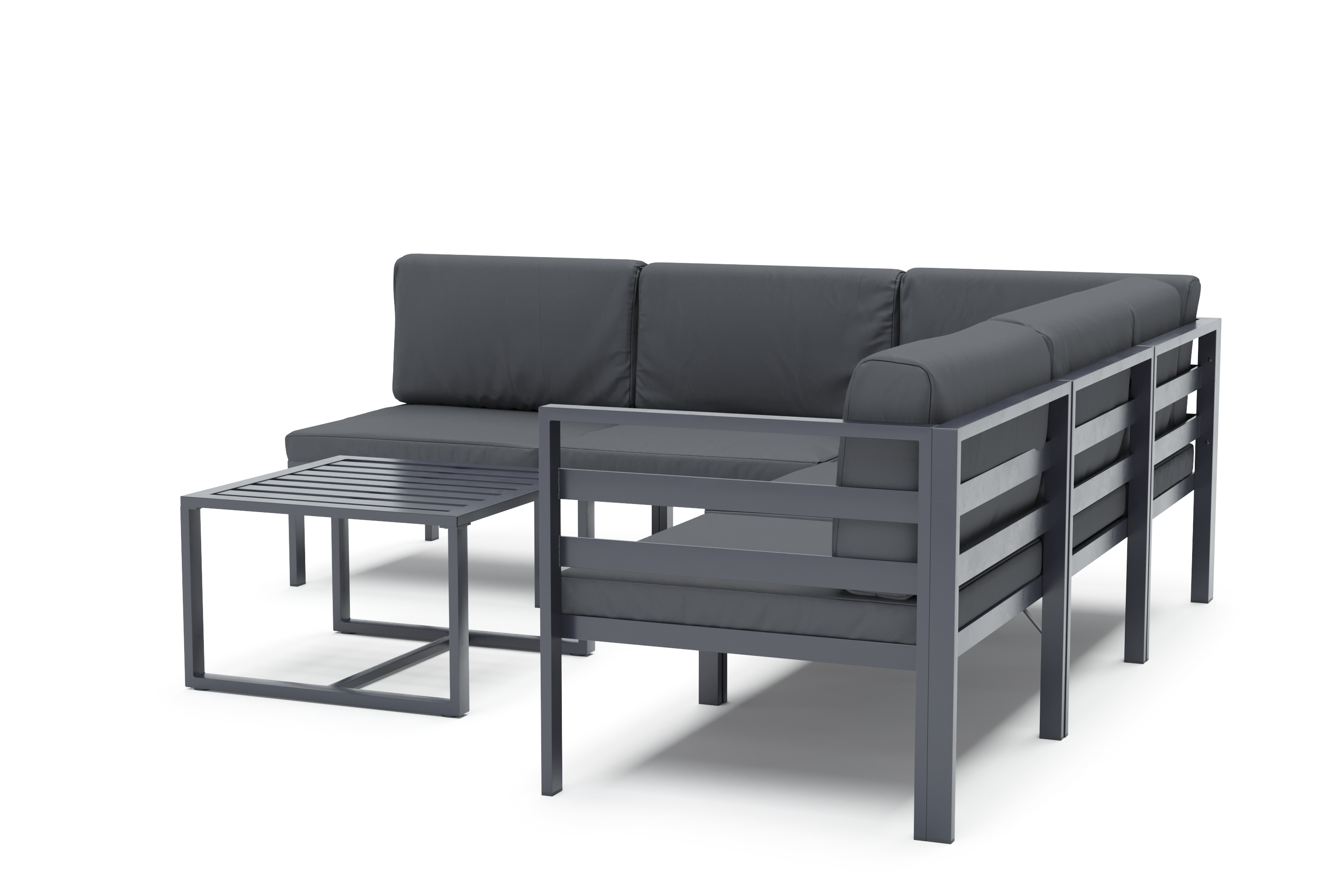 Lounge SAMBIA 6-teilig anthrazit