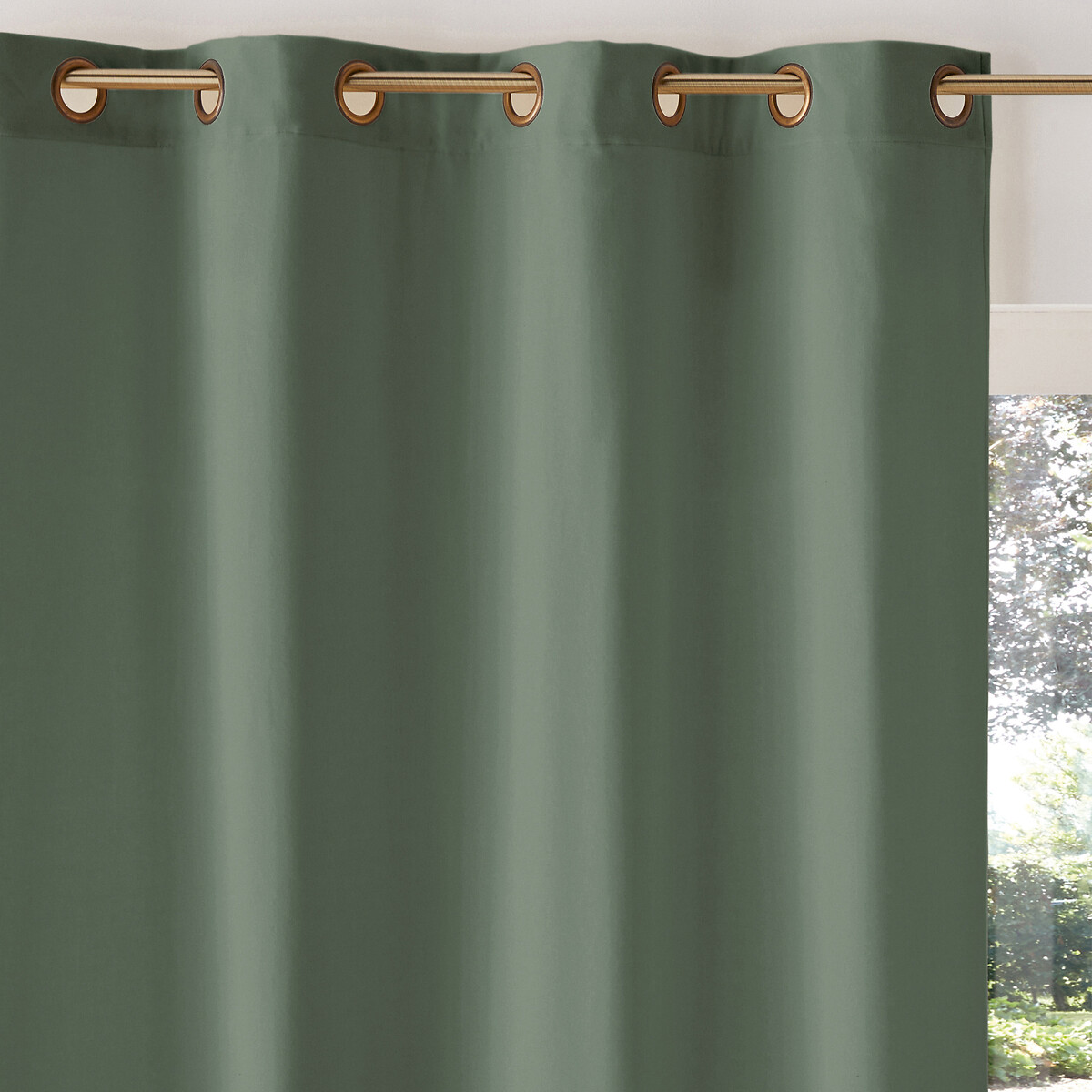LA REDOUTE INTERIEURS<br>Cortina de veludo com ilhós Veludo