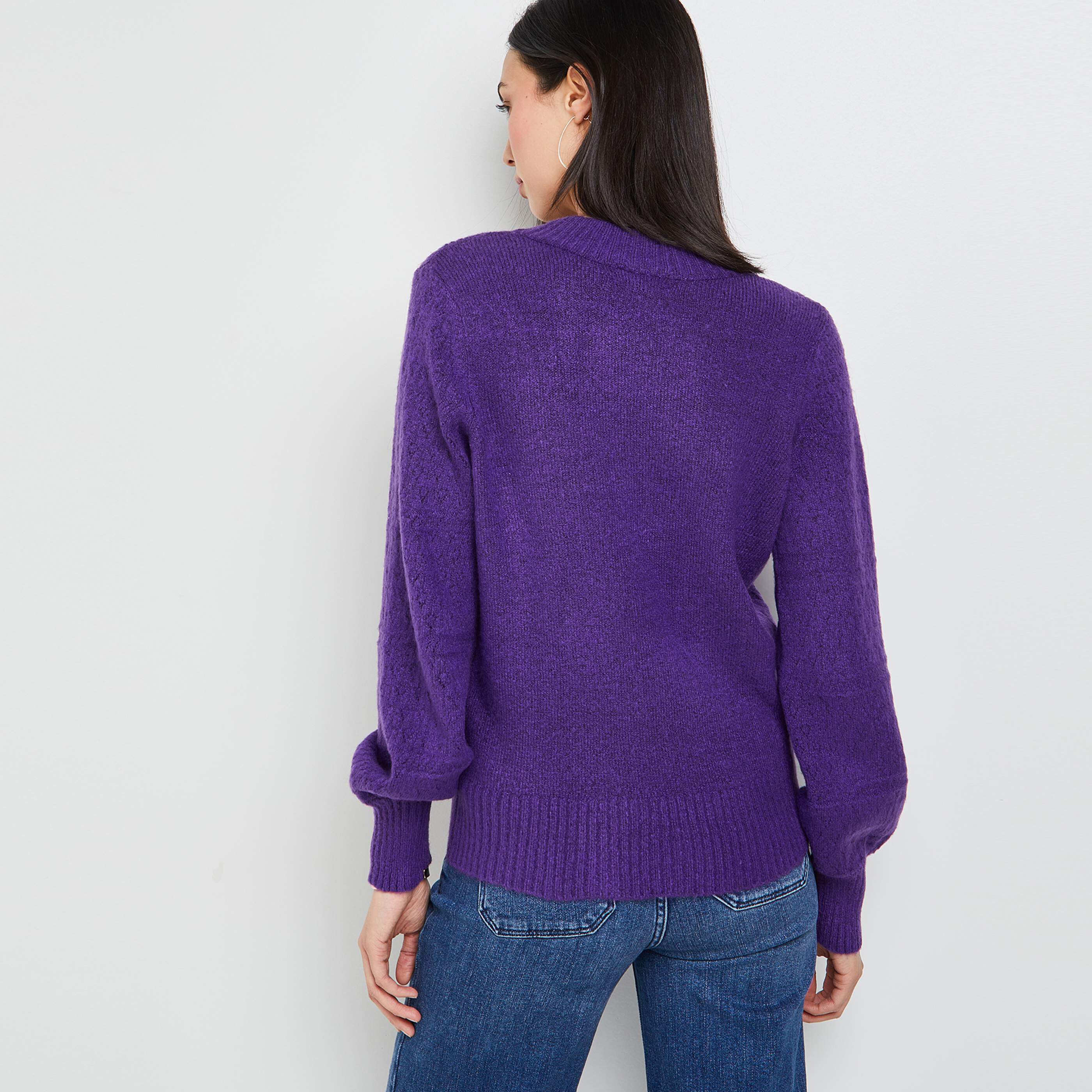 Gilet ajouré femme - VIOLET