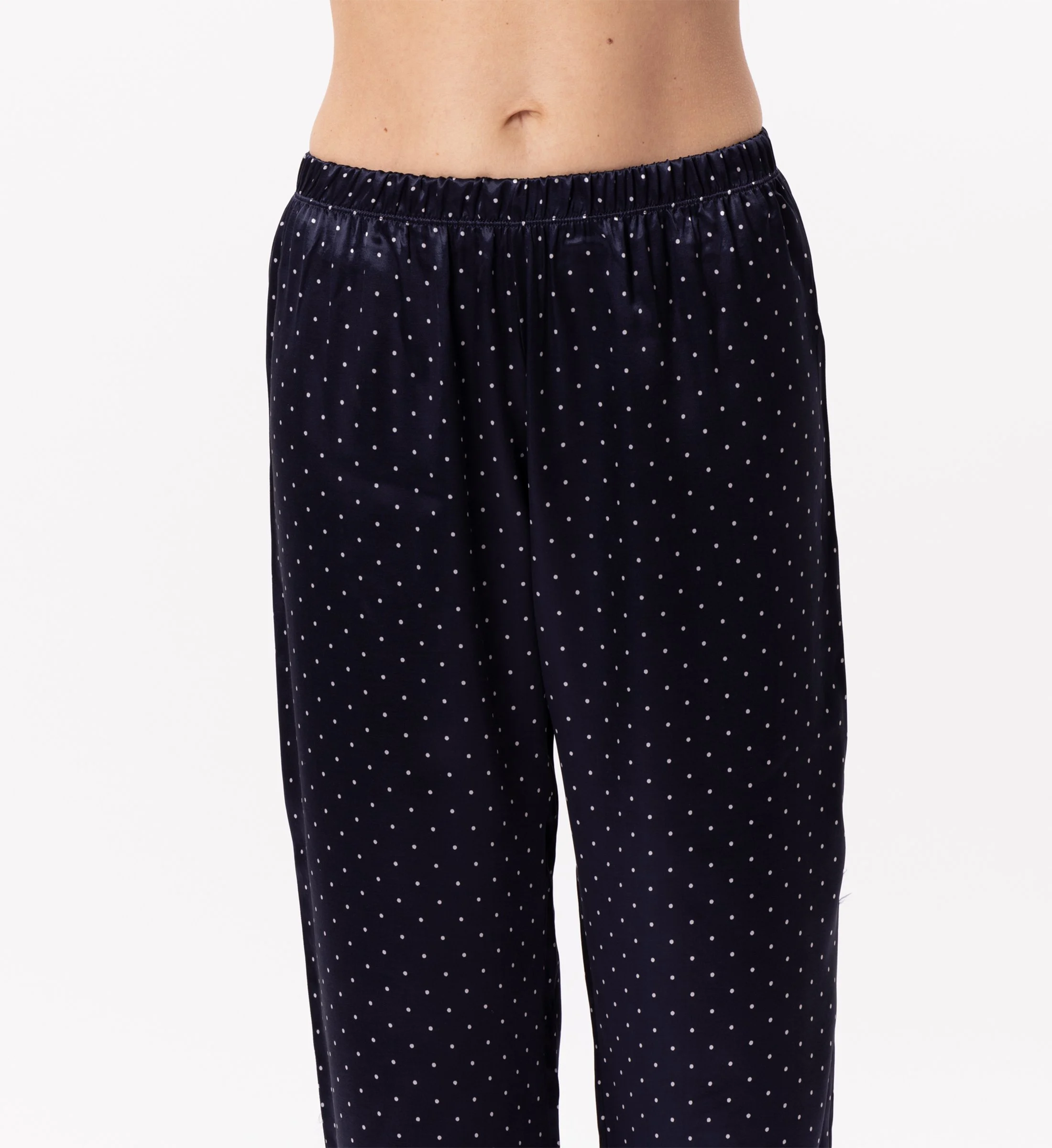 Pyjama boutonné en viscose | Bleu