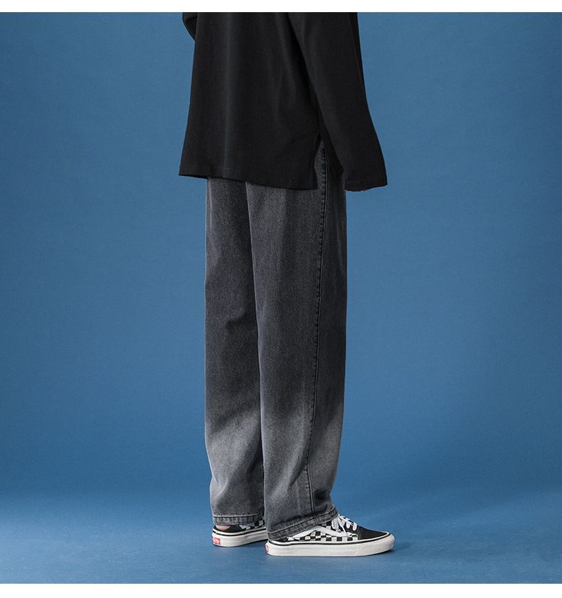 POSI - Rechte jeans met kleurverloop