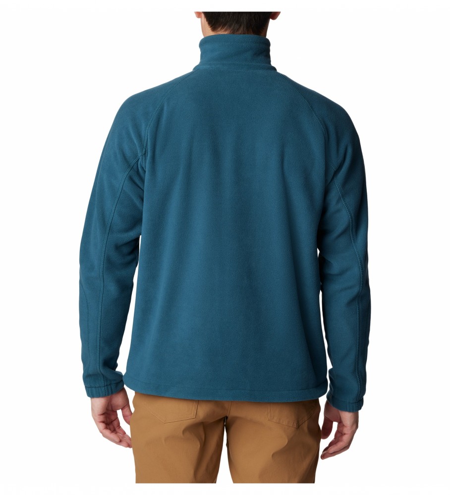 Jaqueta de lã Columbia Fast Trek II com zíper frontal, azul