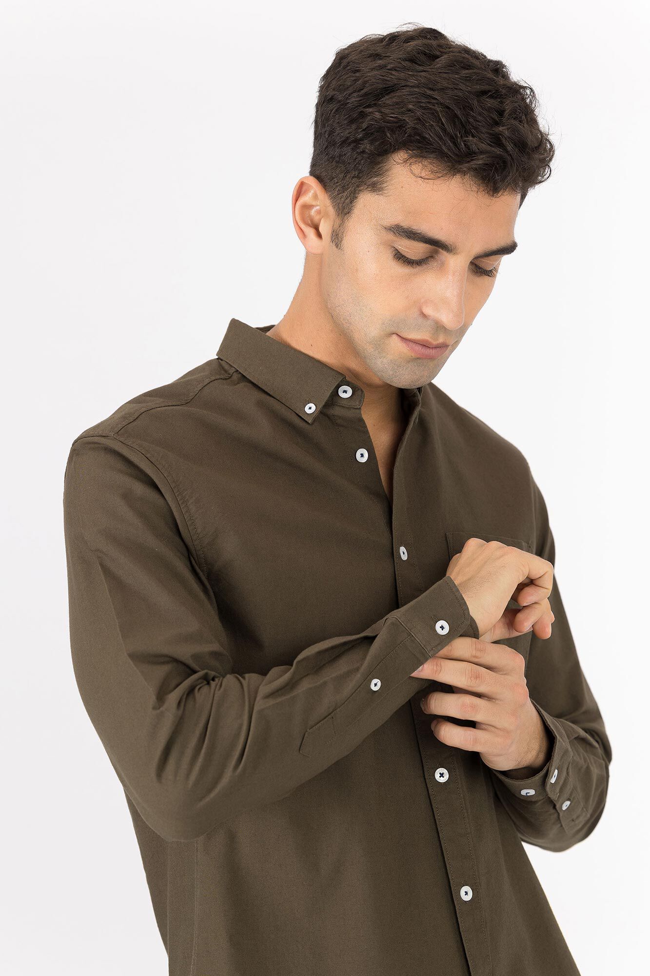 Camisa Oxford de Corte Regular