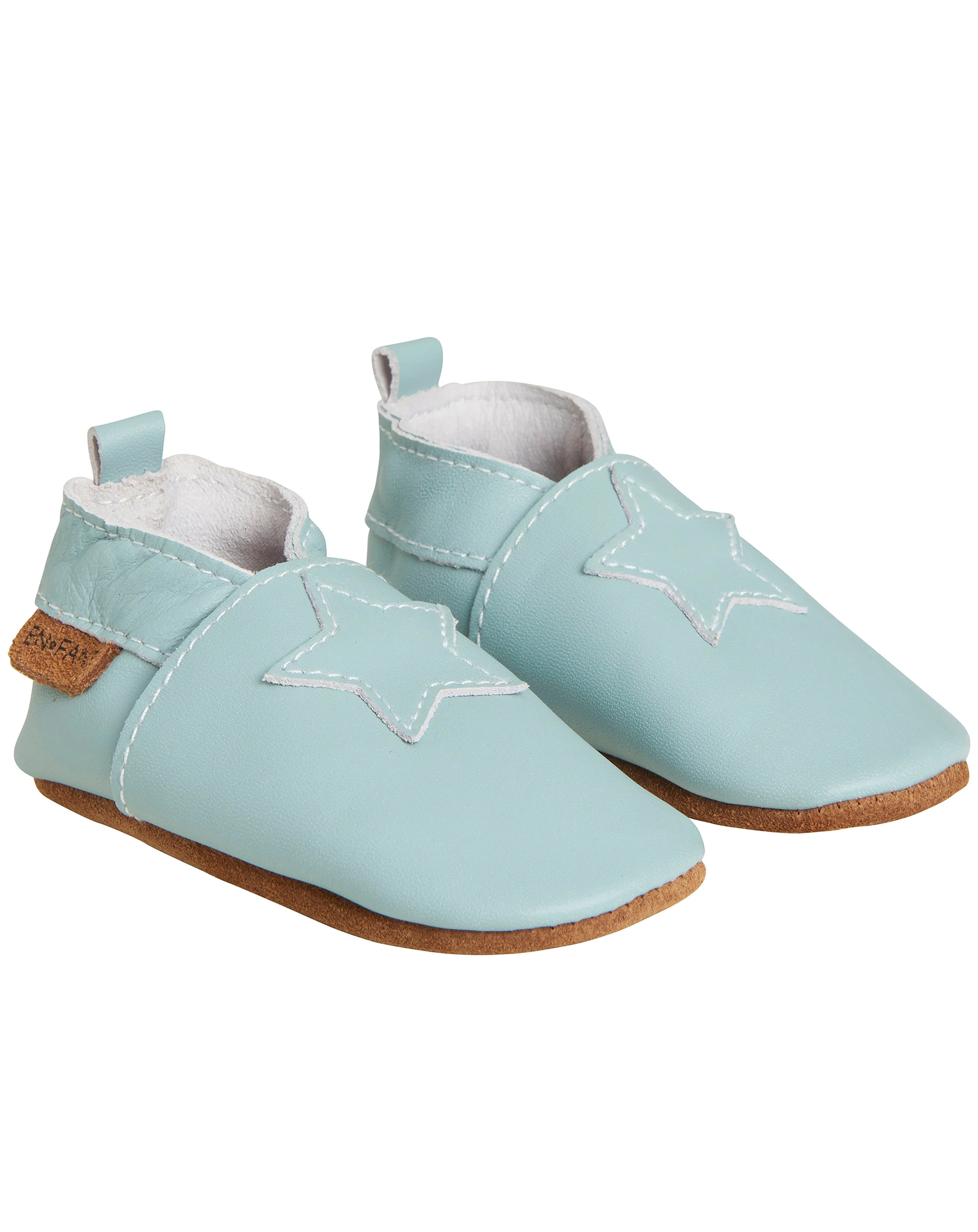Krabbelschuhe STAR in gray mist