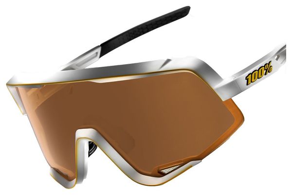 Lunettes 100% Glendale Soft Tact Off White Persimons Lens